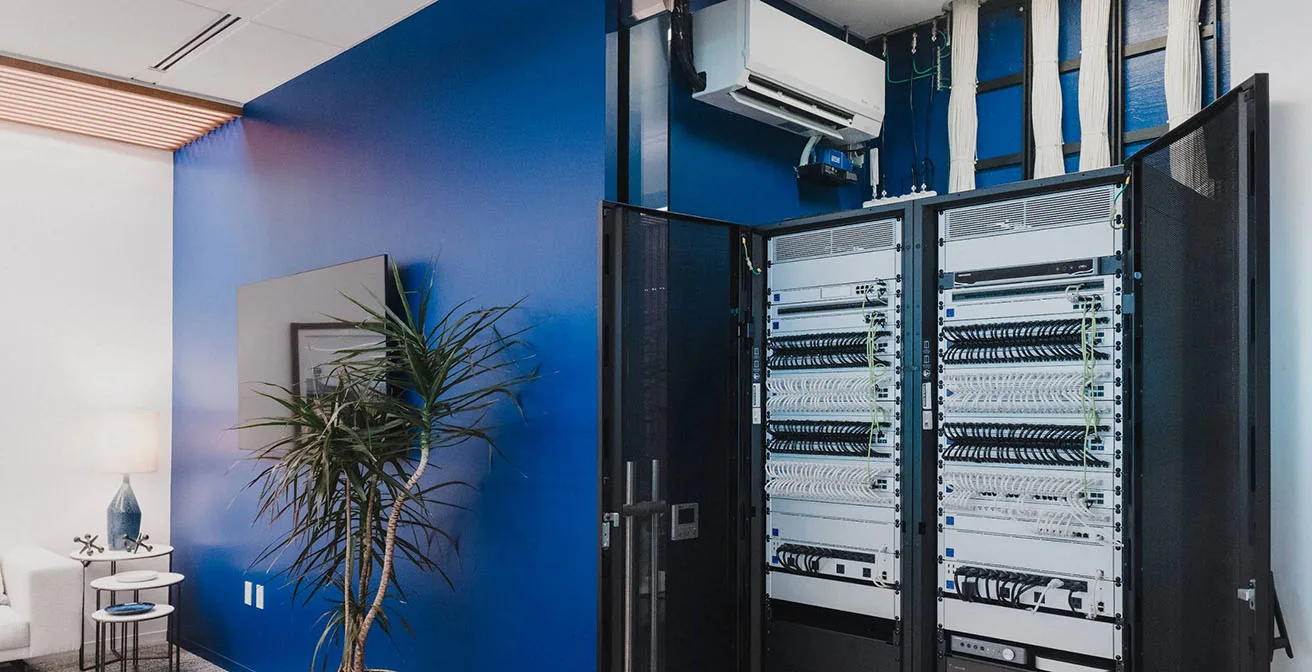 Professional network rack room with structured cabling — Tech Judge Chatsworth California managed IT