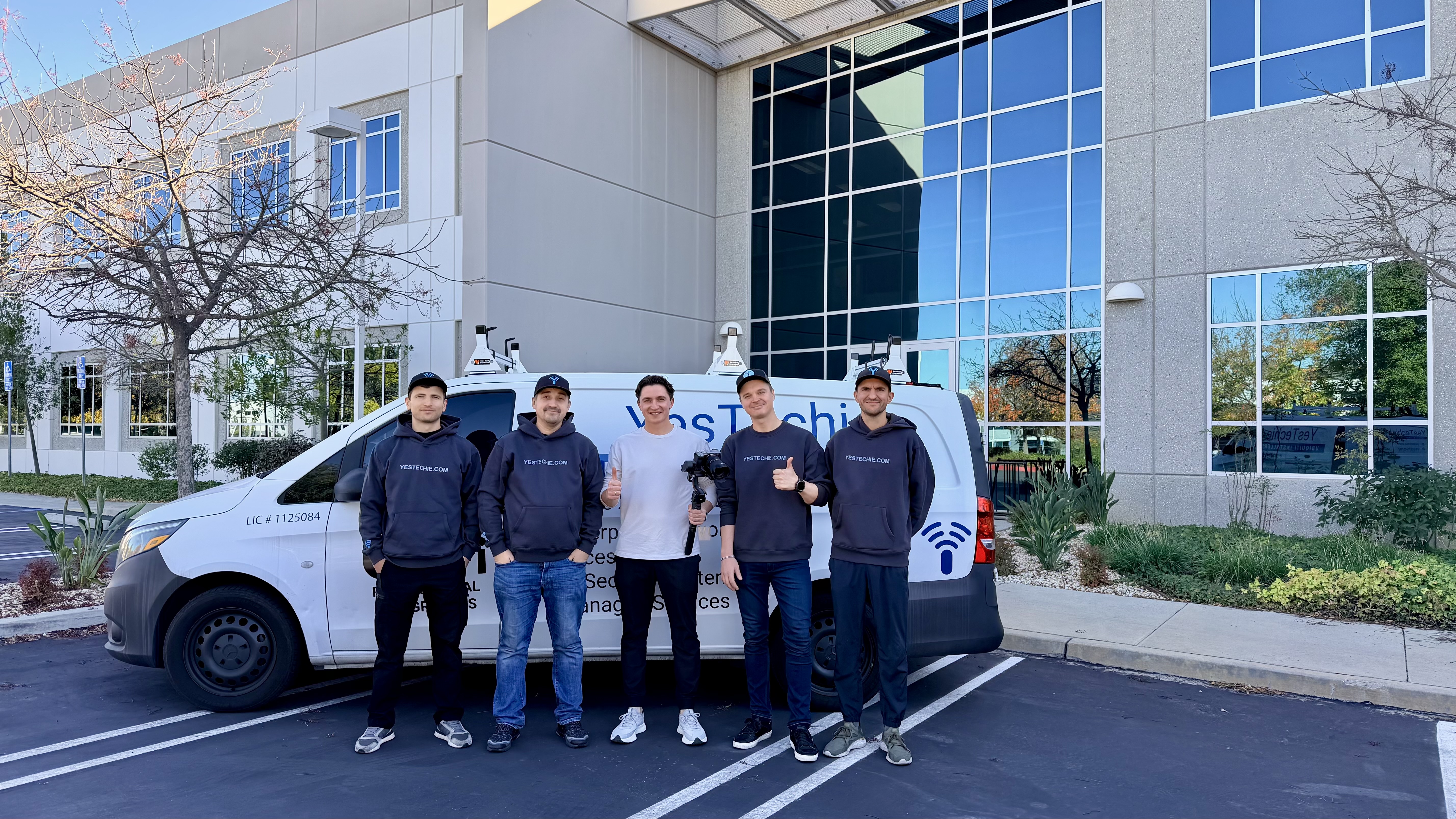 Oleg Bordiian with the YesTechie team