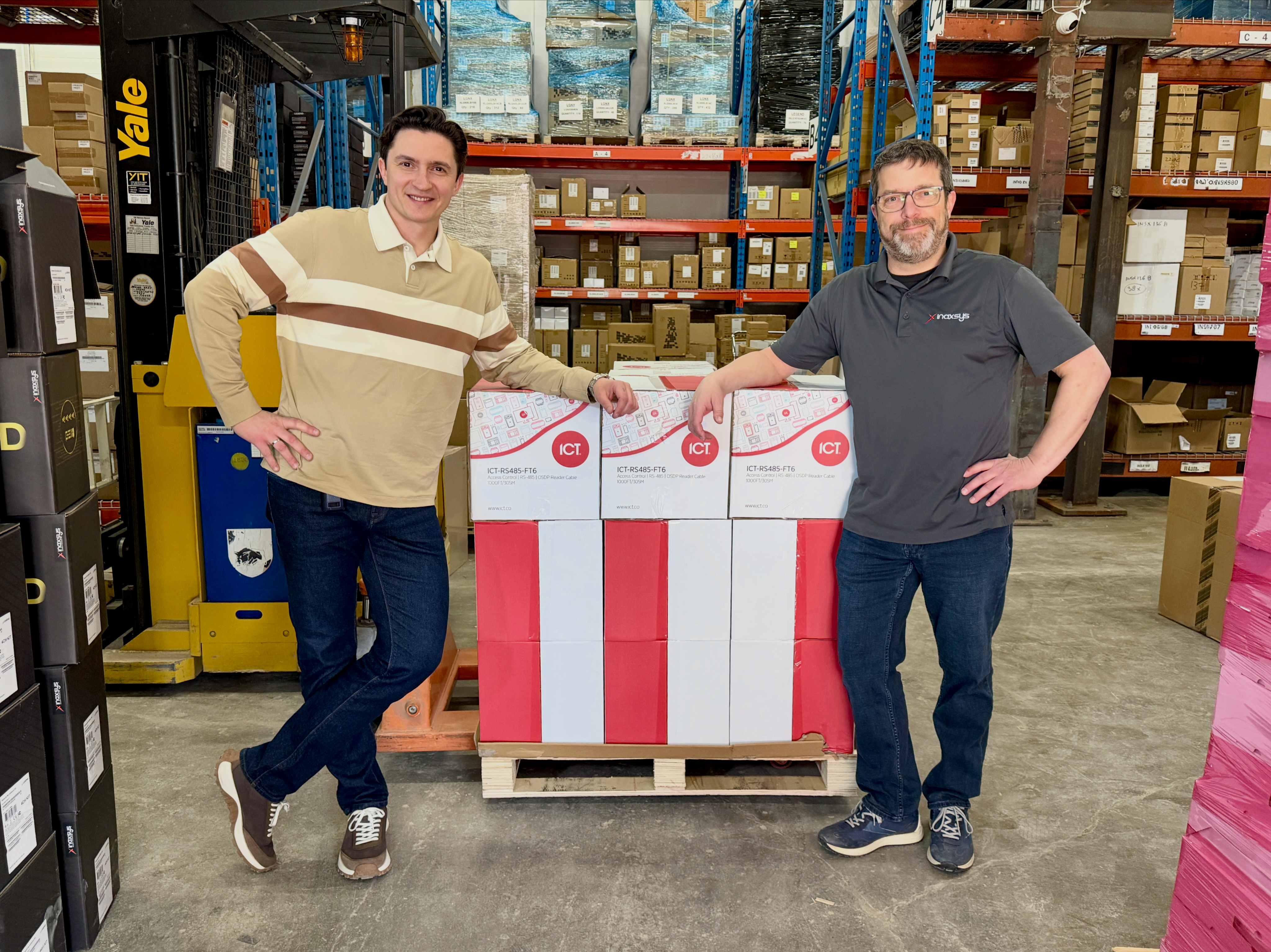 Oleg Bordiian at a security systems facility