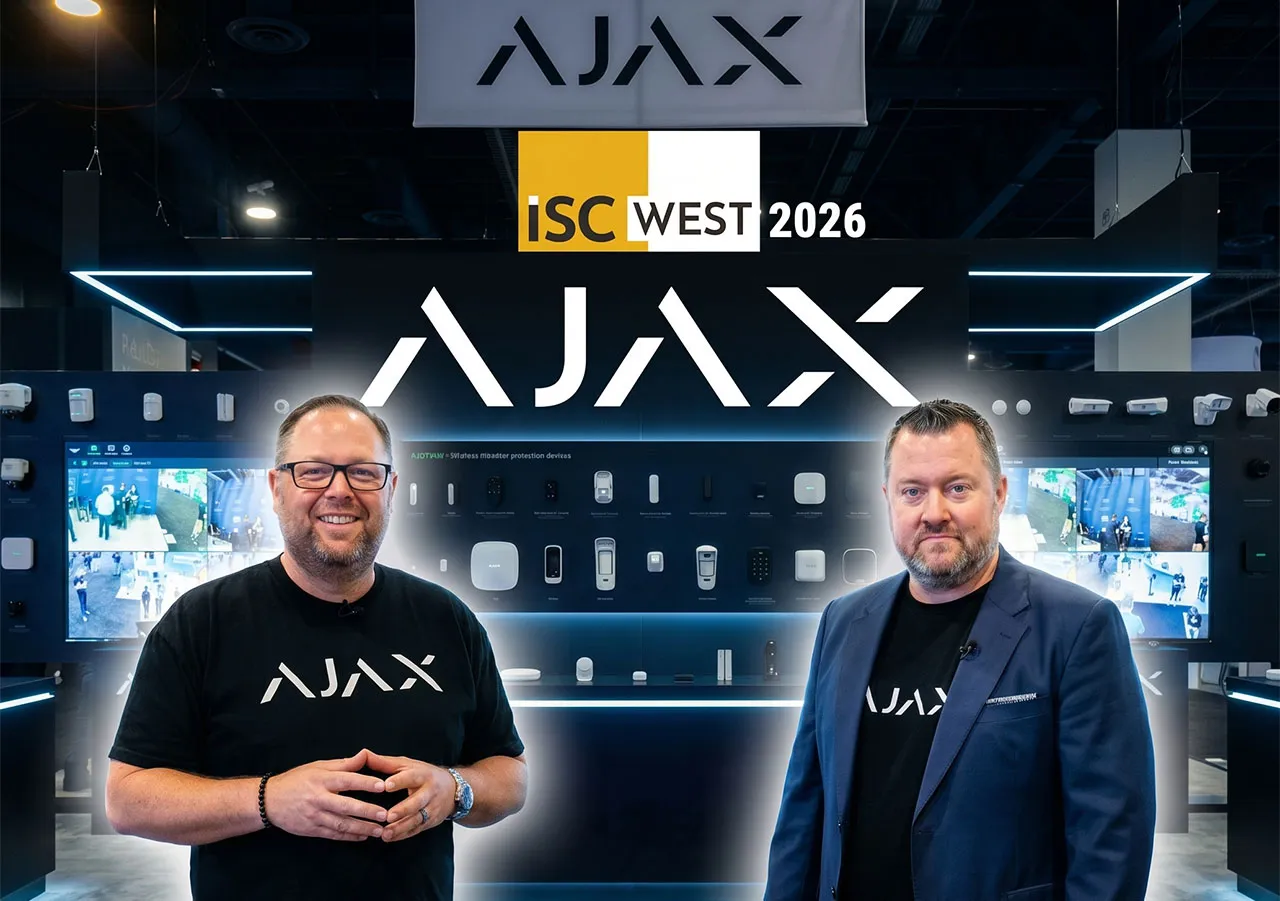  Ajax Systems at ISC West 2026: New NVRs with HDMI, Superior Cameras, KeyPad Outdoor and Fire Safety