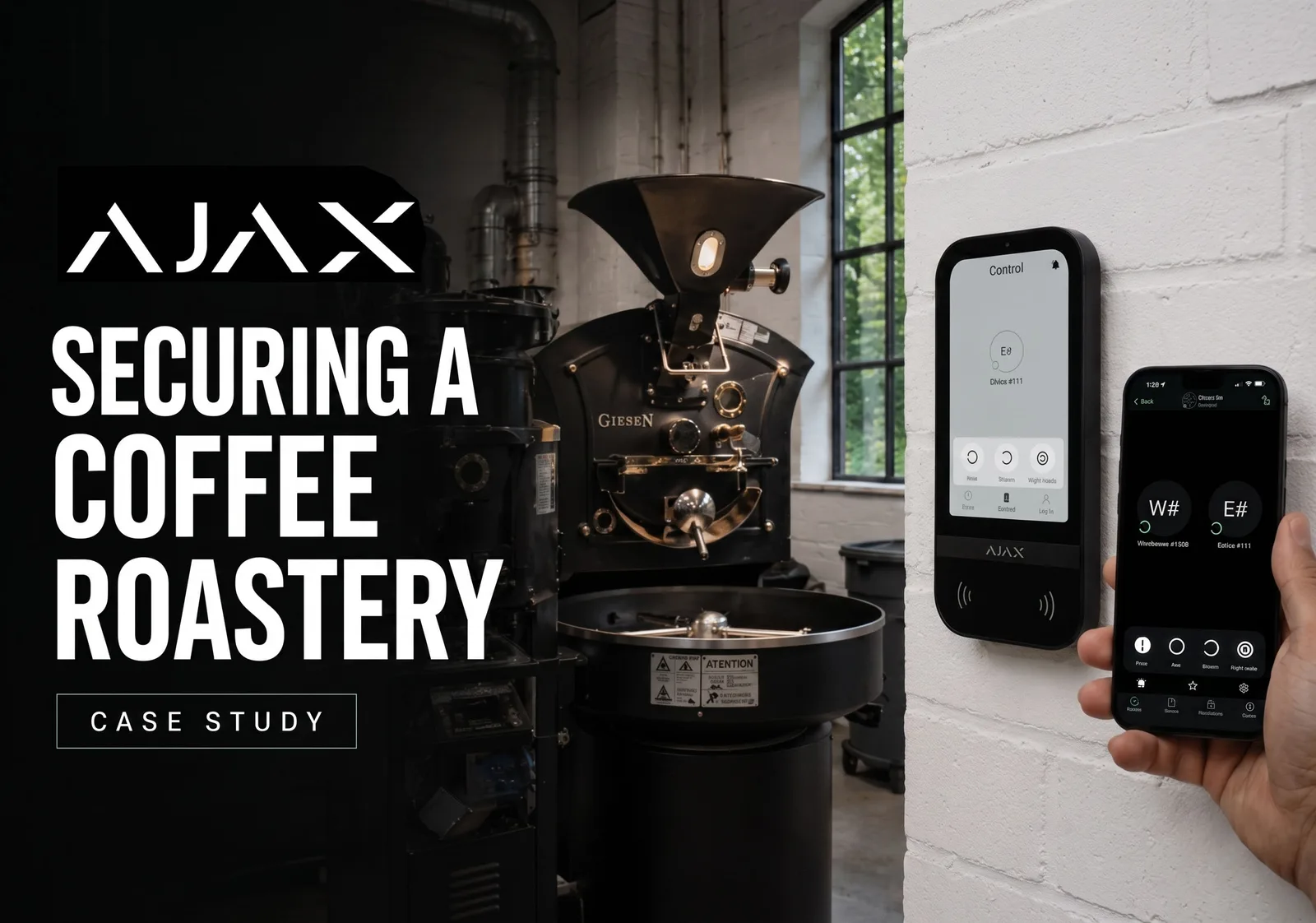 Ajax Commercial Security System: Upgrading Intrusion, Fire Safety, and Access Control for a Coffee Roastery