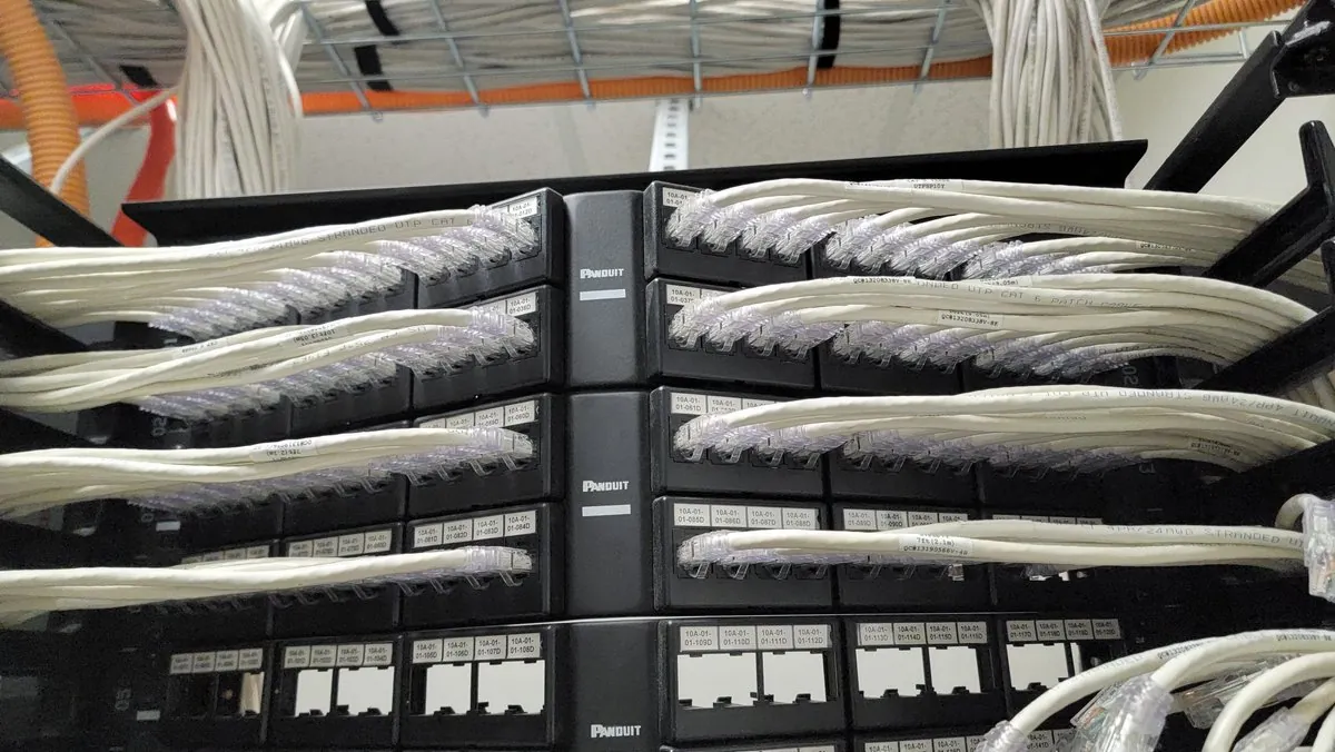 Structured network cabling installation by Cablify