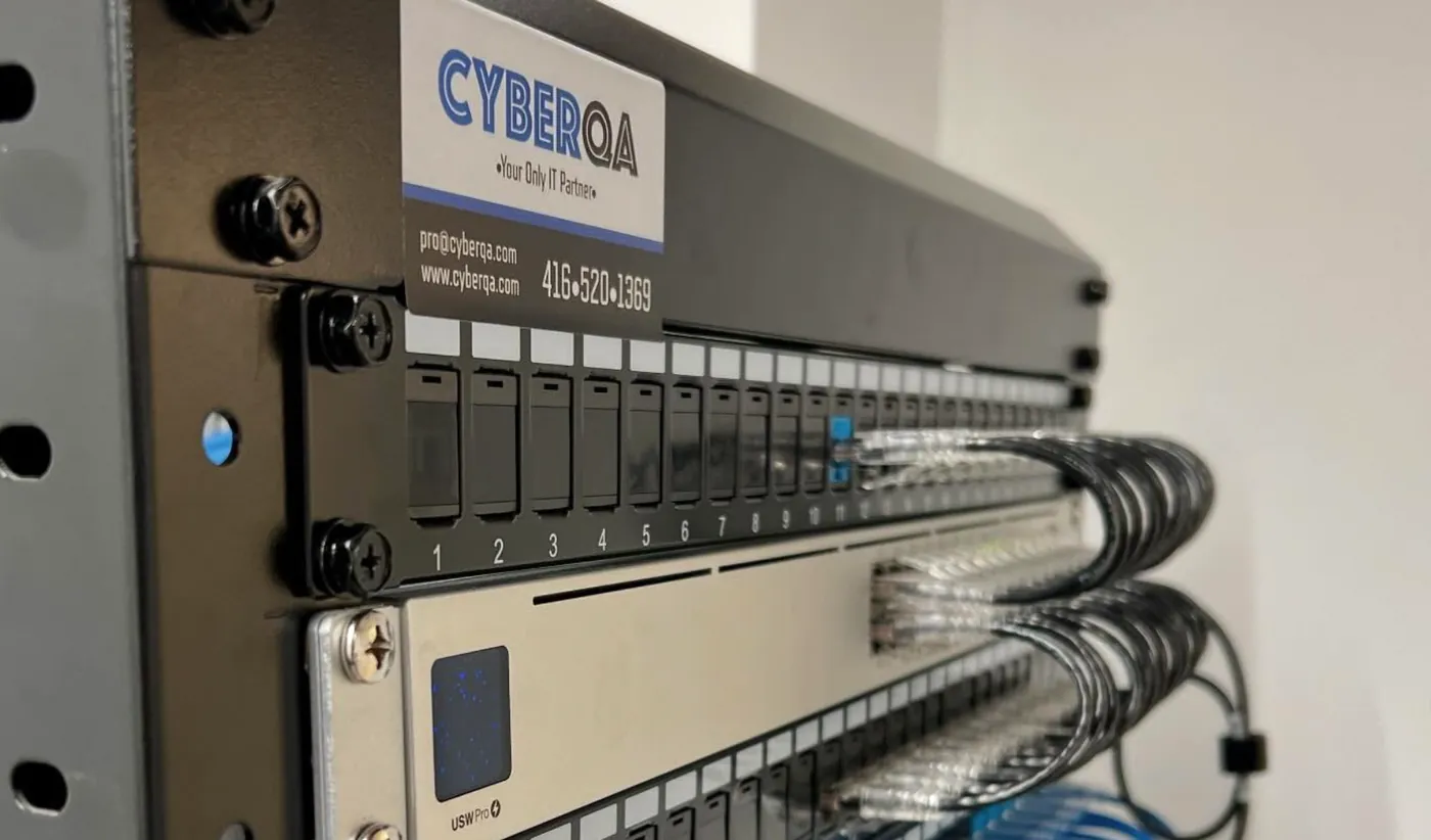 CyberQA structured network installation