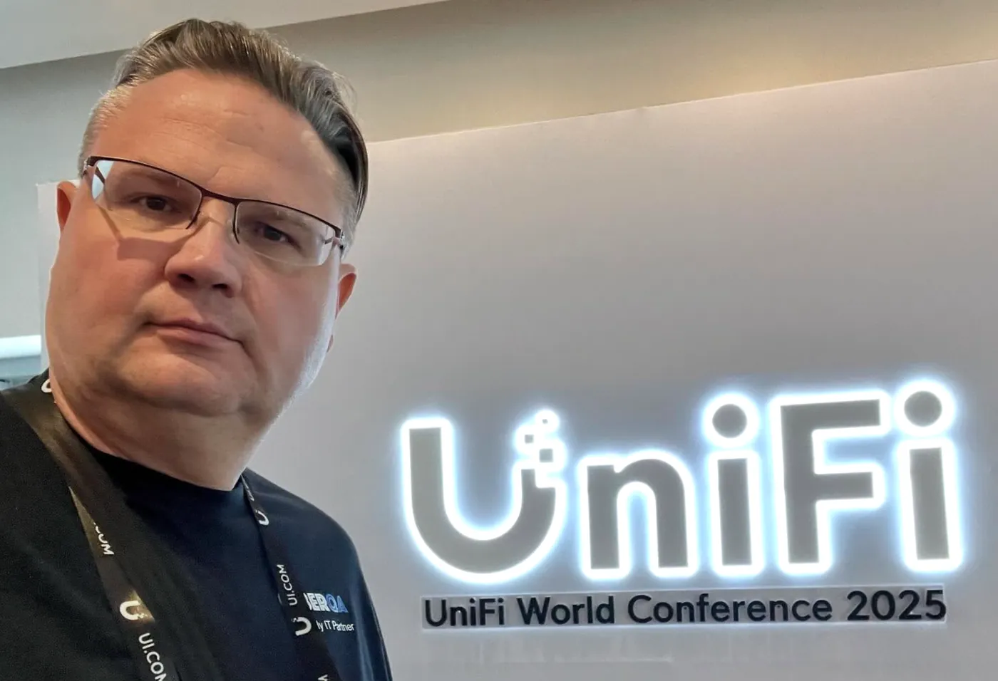 CyberQA founder Taavi Tamtik at the UniFi World Conference 2025