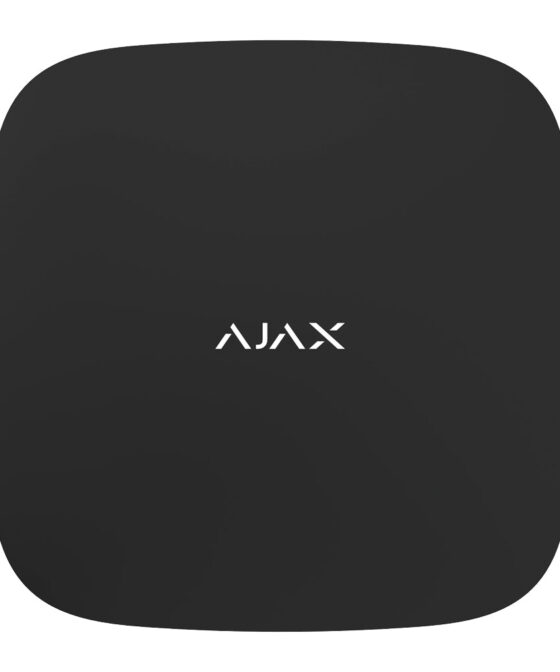 Ajax ReX Black Range Extender for Ajax Alarm System, Supports Hub, Hub 2, Hub Plus, 150 Sensors, 35h. Battery - Image 2