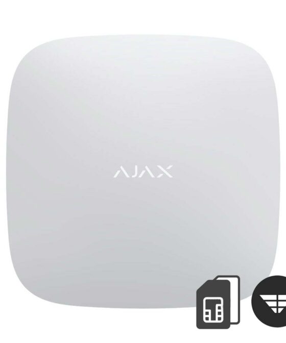 Ajax Kit 1 House with Keyfobs (Hub 2 Plus) White - Image 3