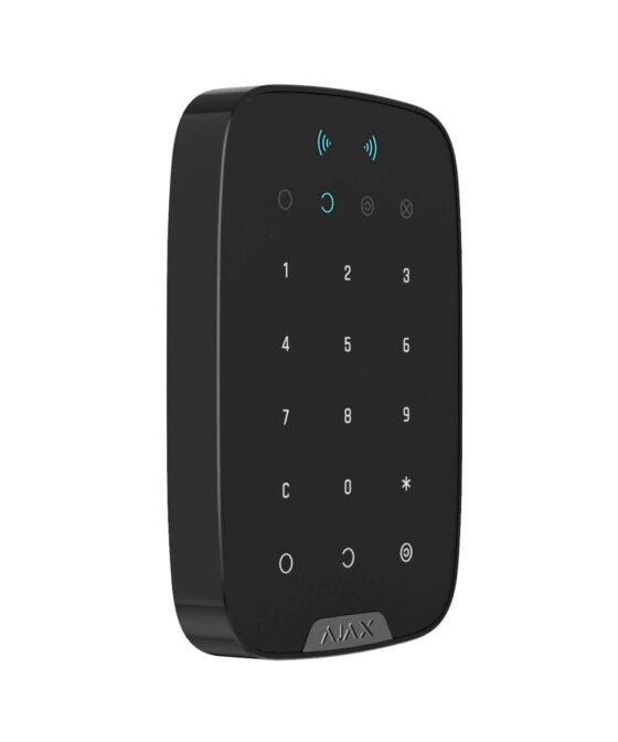 Ajax KeyPad Plus Black Wireless touch keypad supporting encrypted contactless cards and key fobs - Image 3