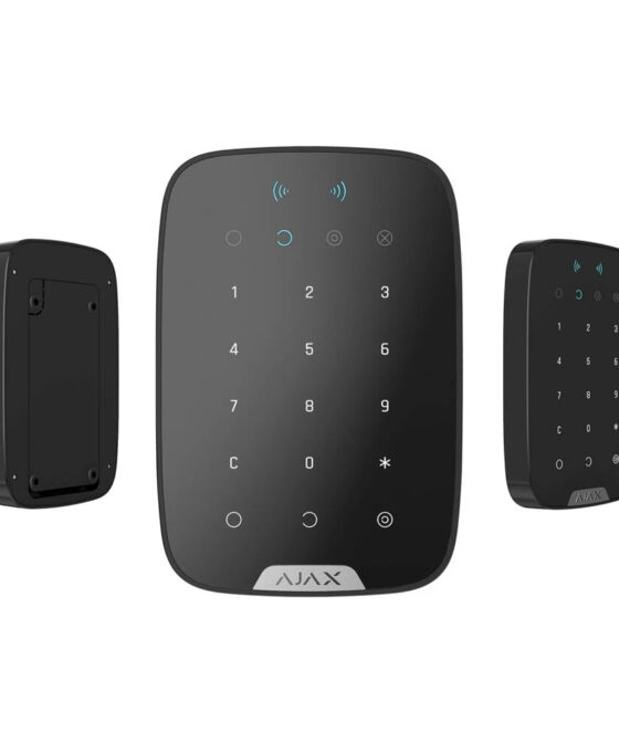 Ajax KeyPad Plus Black Wireless touch keypad supporting encrypted contactless cards and key fobs - Image 5