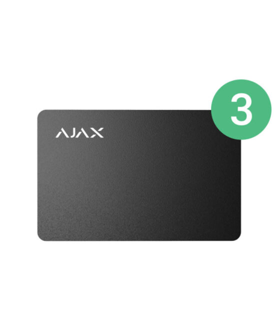 Ajax Pass Black 3 devices Encrypted contactless card for keypad