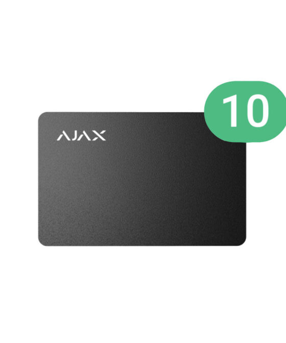 Ajax Pass Black 10 devices Encrypted contactless card for keypad