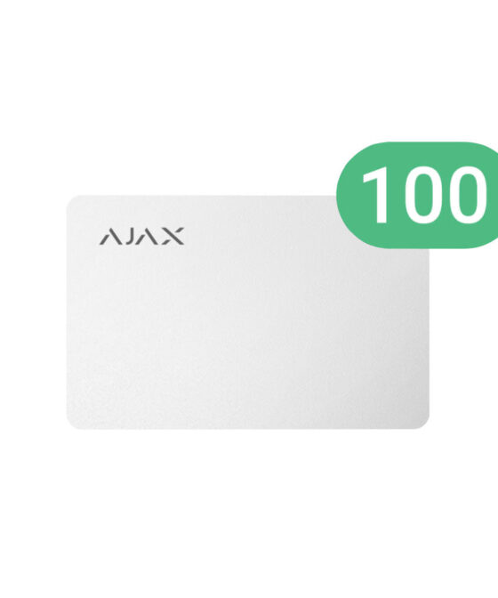 Ajax Pass White 100 devices Encrypted contactless card for keypad