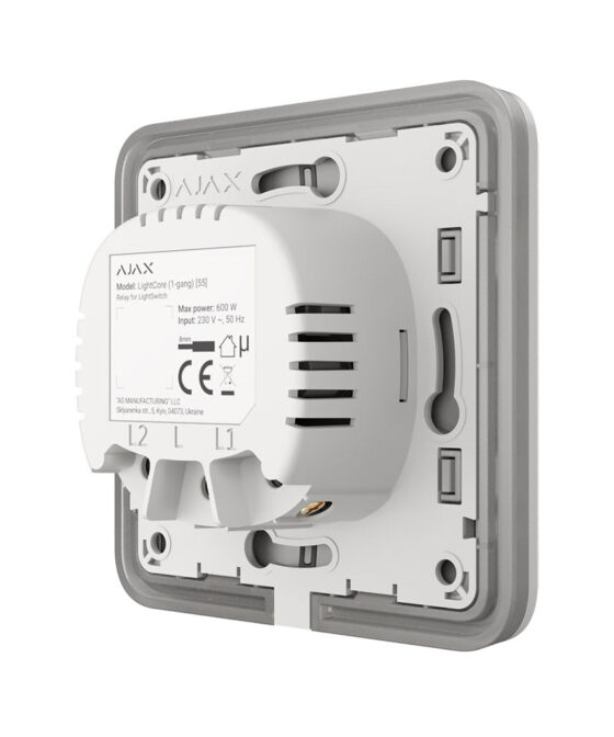 Ajax LightSwitch Contactless indoor smart 2-gang switch - Image 4