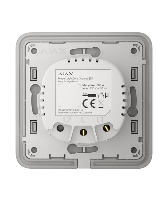 Ajax LightSwitch Contactless indoor smart 2-gang switch - Image 17