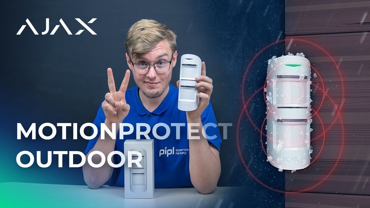 AJAX Alarm System Review: Ajax MotionProtect Outdoor Wireless Sensor